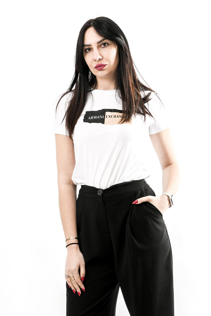 T-shirt Donna XW001804 AF10356 U0002 Armani Exchange 
