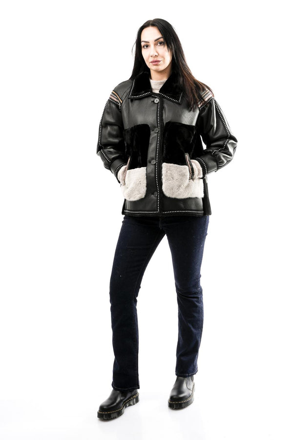 Giubbino Donna Le Voliere W25C031B BLACK W25C031B BLACK Le Voliere 