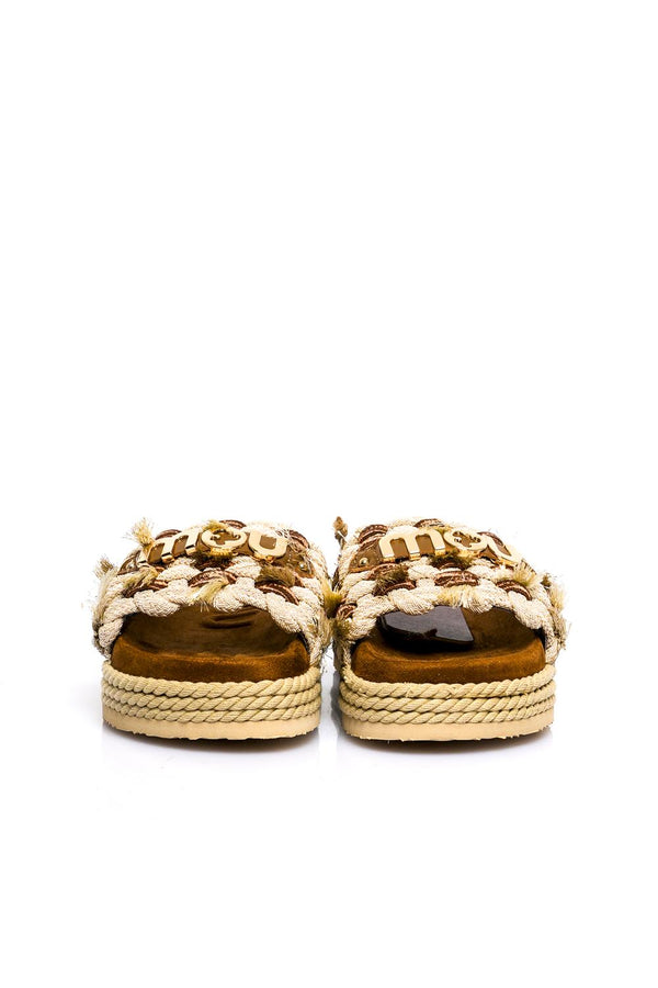 Mou MONOBAND ROPE SANDAL FRINGESBEI