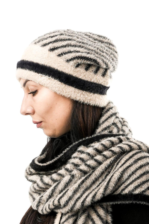 Berretta Donna NIVA.5002511 OAT BLACK Rino & pelle 