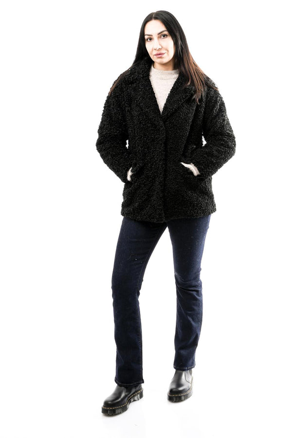 Pelliccia Donna Le Voliere WW24C717B BLACK WW24C717B BLACK Le Voliere 