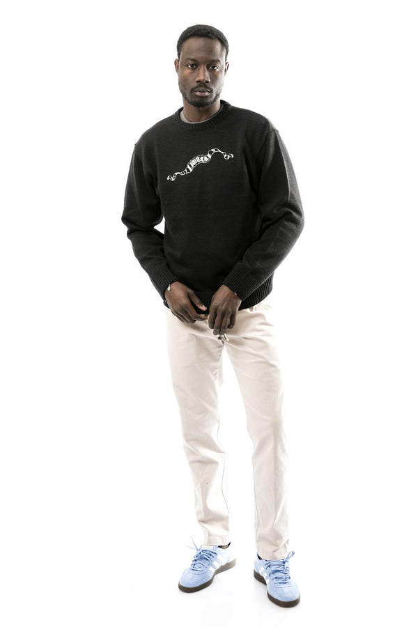 Felpa Uomo 25WIJM08 BLACK Iuter 