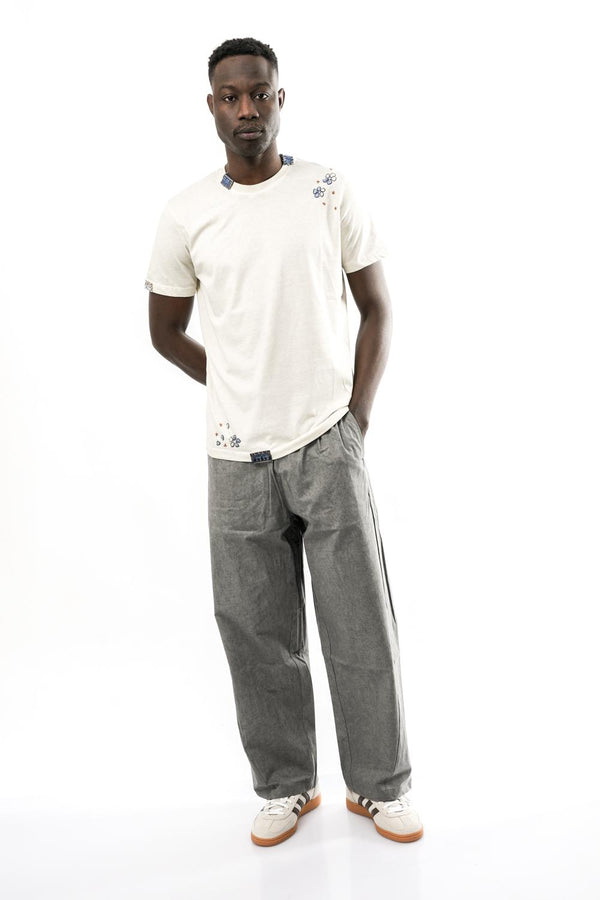 T-shirt Uomo EVEN R00557 GESSO Bob 