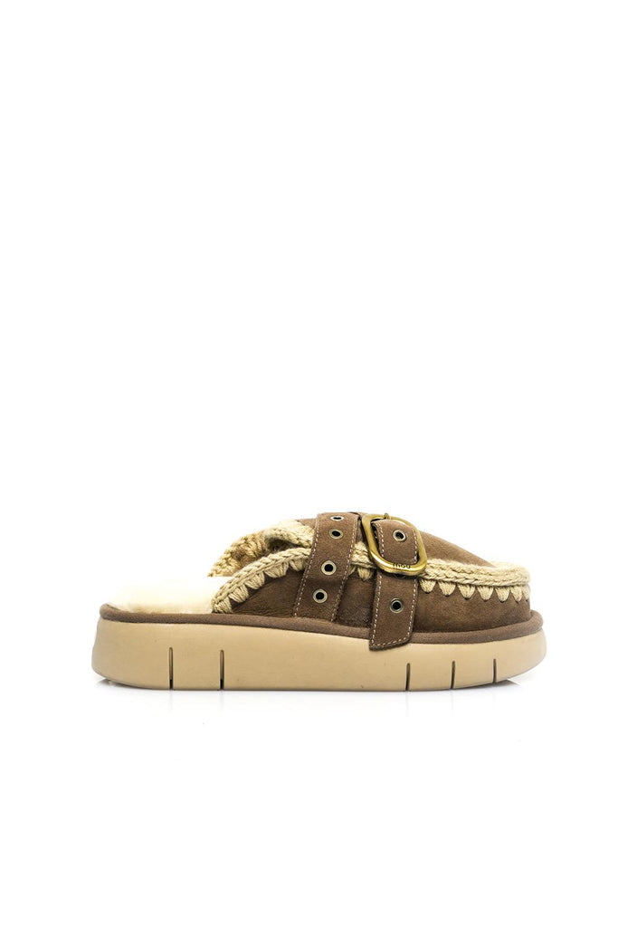 Ciabatta Donna BOUNCE CLOG BUCKLE STRAPS ELGRY Mou 