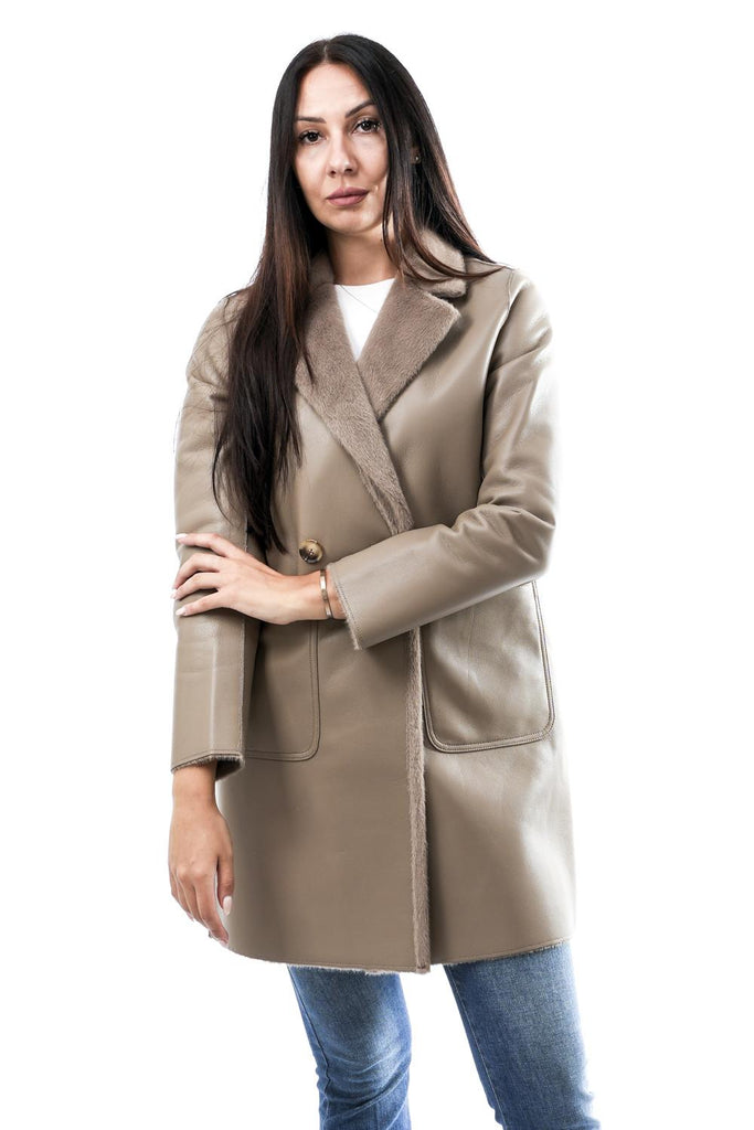 Cappotto Donna IVON.7002512 TOFFEE Rino & pelle 