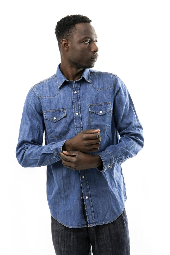 Camicia Uomo Roy Roger  SHIRT MARTIN RRU400CG343161 C0999 SHIRT MARTIN RRU400CG343161 C0999 Roy Roger 