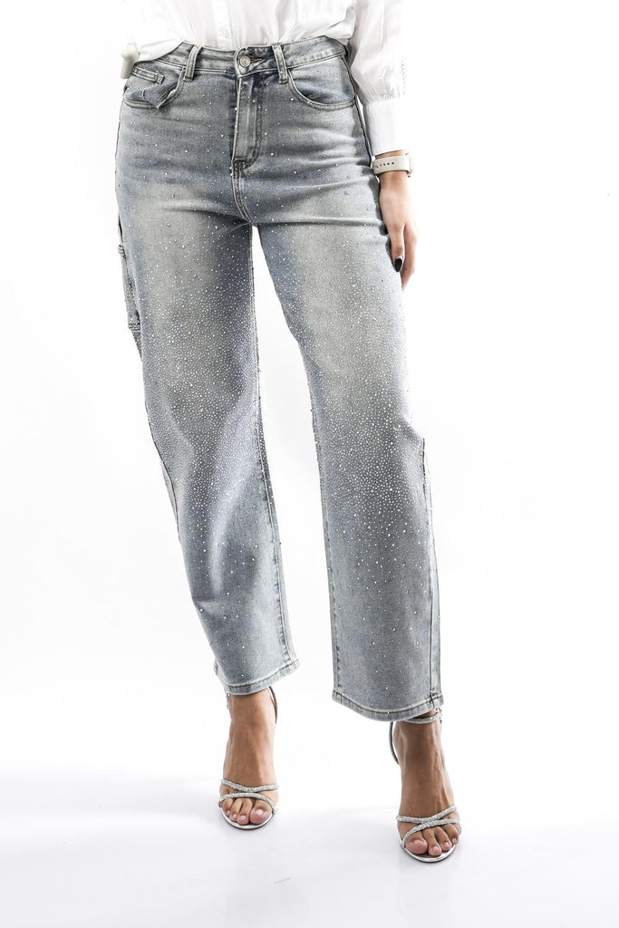 Anna Rock Milano JEANS CON STRASSDENIM