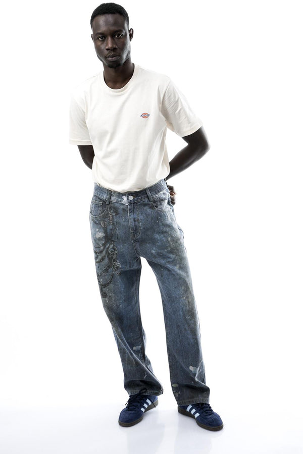 Jeans Uomo PUNKER DENIM BLUE Acupuncture 