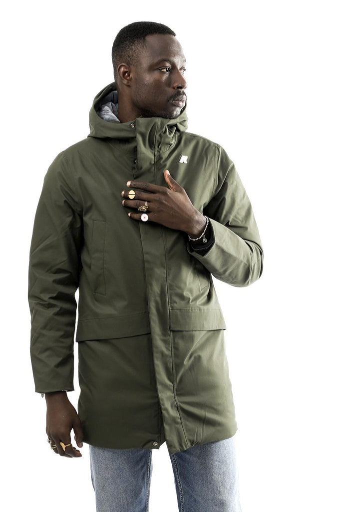 Giubbino Uomo K-way  JARNO TWILL MARMOTTA K8133FW AL7 JARNO TWILL MARMOTTA K8133FW AL7 K-way 