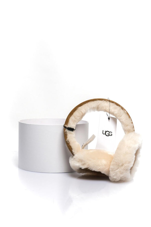W SHEEPSKIN EMBROIDE RY EARMUFF 20955CHESTNUT Ugg