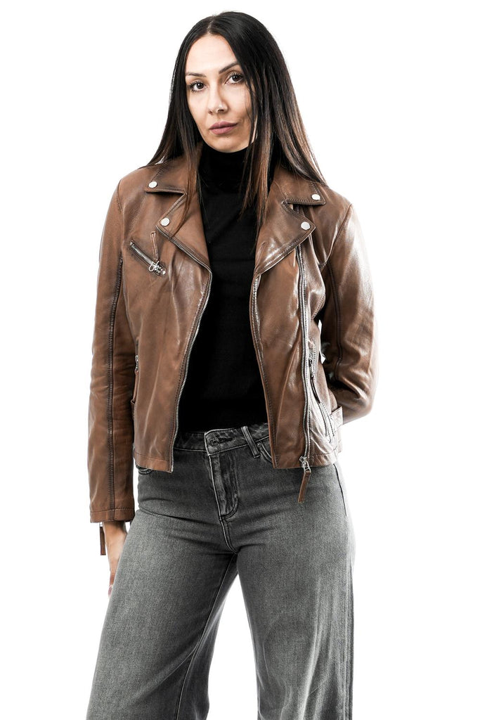 Giubbino Donna RENEE COGNAC Rino & pelle 
