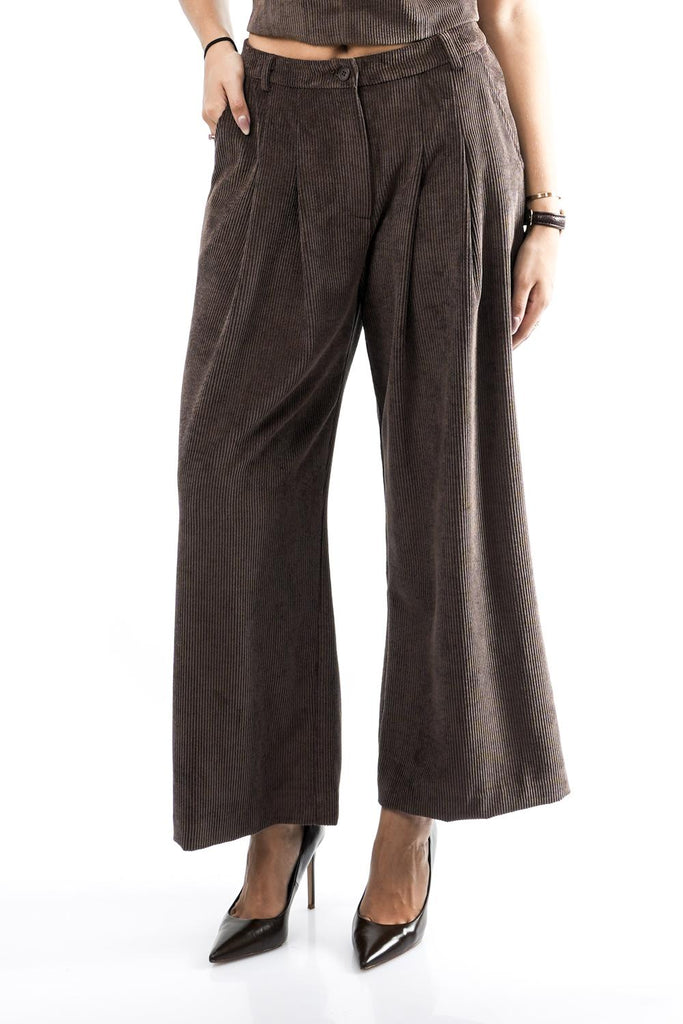 Pantalone Donna NS220 CIOCCOLATO No Secrets 