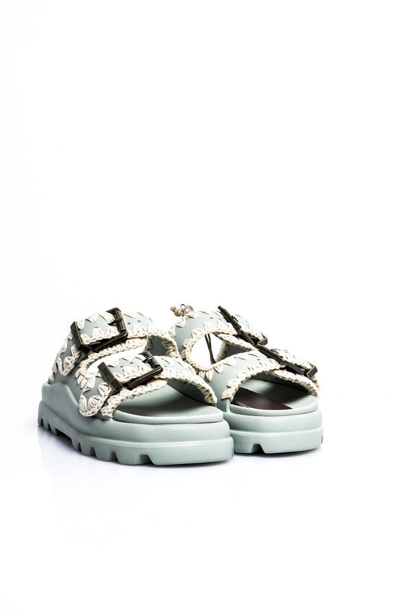 Scarpe Donna Mou EVA ONE PIECE SLIDE TWO BUCKLE MU SW661001N TEA EVA ONE PIECE SLIDE TWO BUCKLE MU SW661001N TEA Mou 