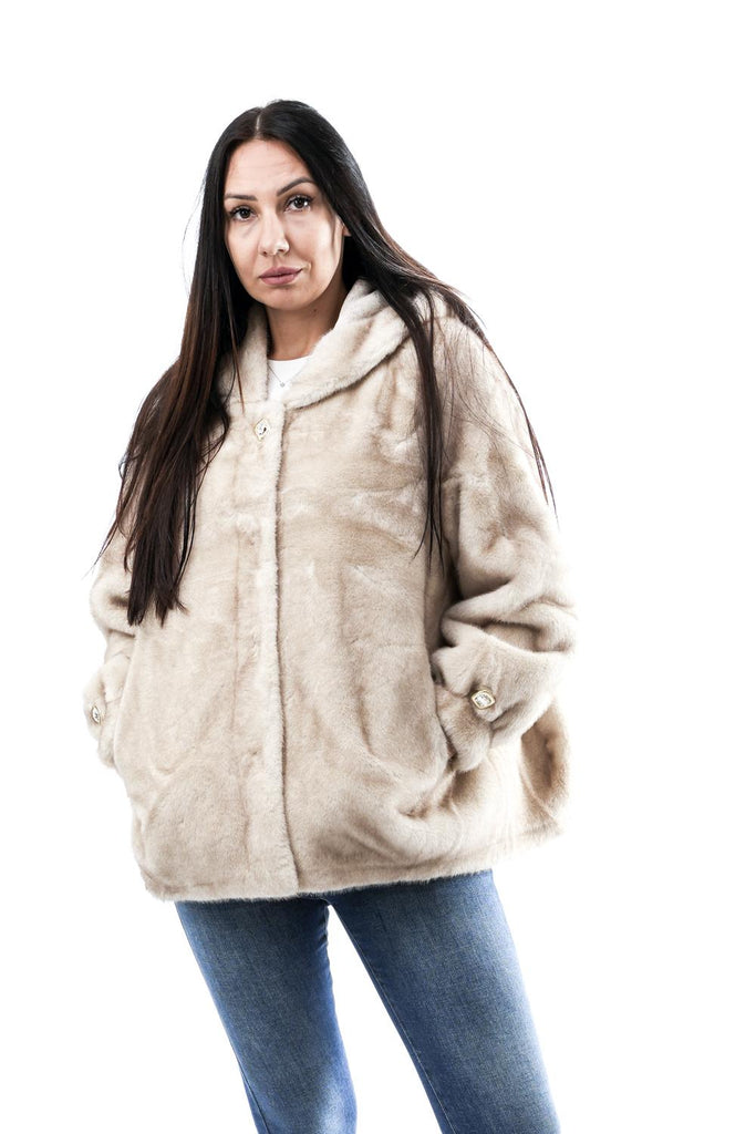 Pelliccia Donna NS204 CAPPUCCINO No Secrets 