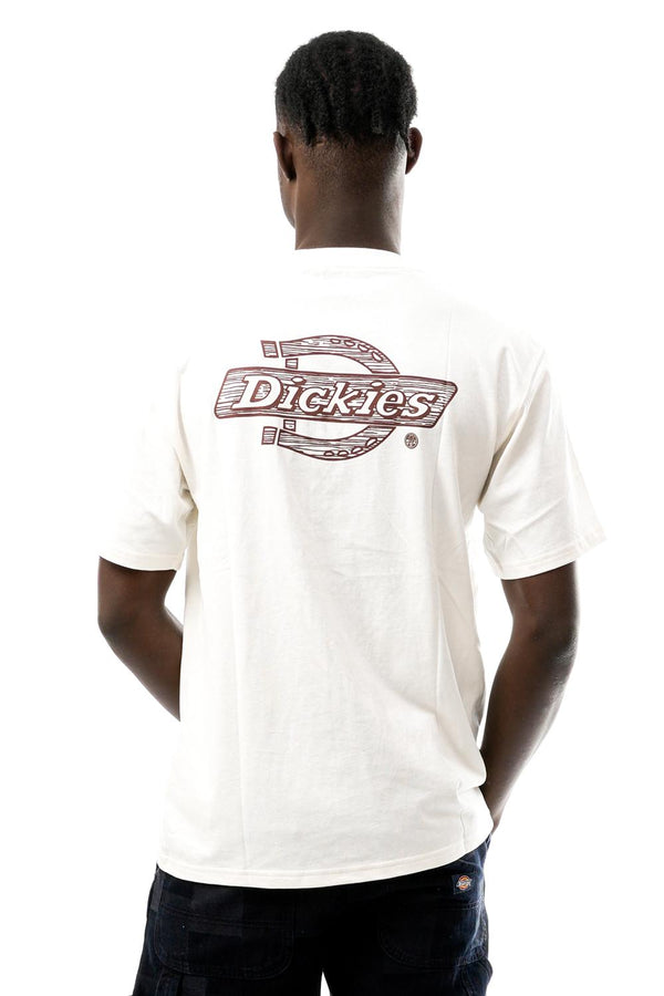 T-shirt Uomo Dickies WOOD LOGO TEE EGRET WOOD LOGO TEE EGRET Dickies 