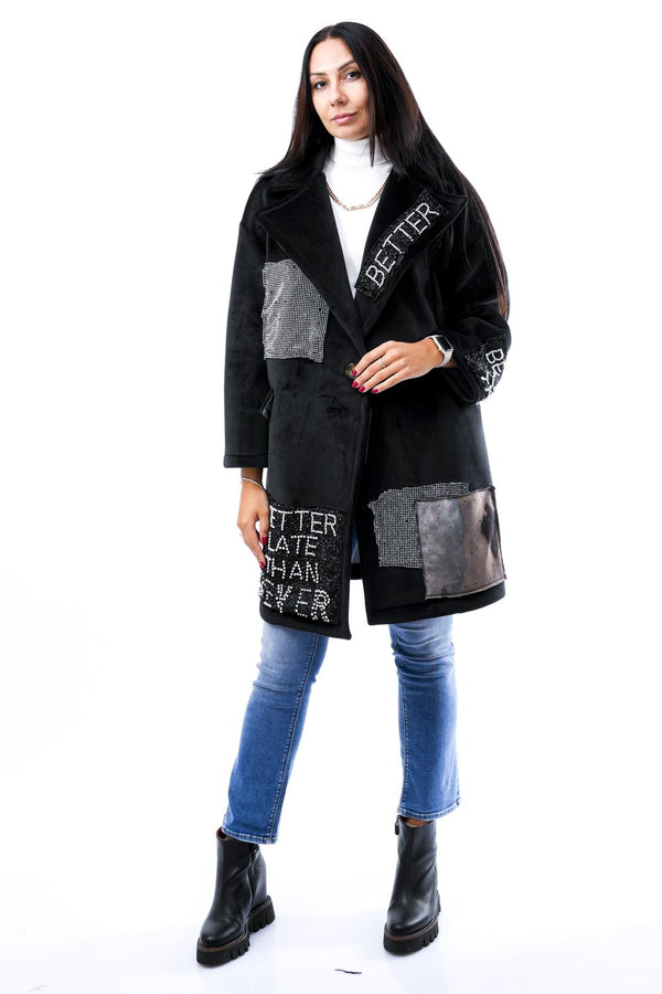 Stefano Ghilardi CALLMECOATPATCH BETTER NERO