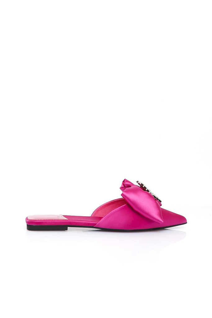 Jeffrey Campbell SIT-PRETTYFUCHSIA SATIN SILVER