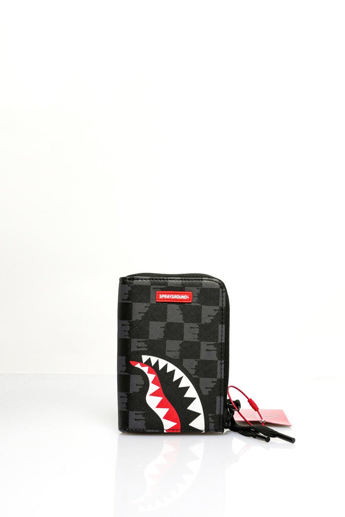 Sprayground DRIP CHECK SHARK WALLET910W6575NSZ