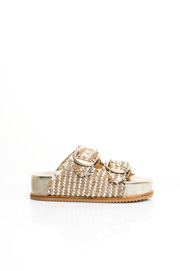 Ciabatta Donna Jiudit 1034 INTRECCIATO PLATINO SAND 1034 INTRECCIATO PLATINO SAND Jiudit 