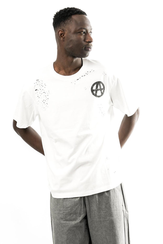 T-shirt Uomo Acupuncture ANARCHY EGG WHITE ANARCHY EGG WHITE Acupuncture 