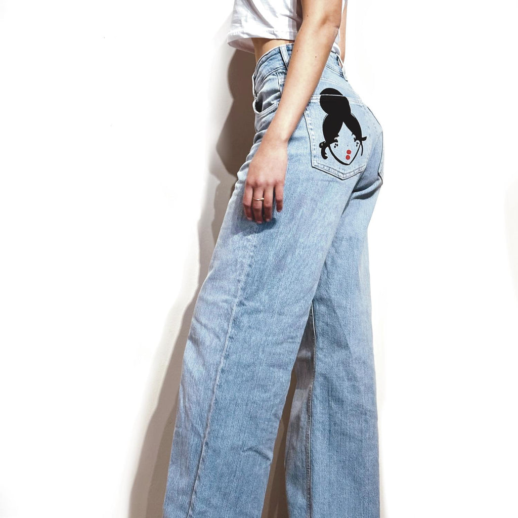 Mery Saporito JEANSDENIM CHIARO