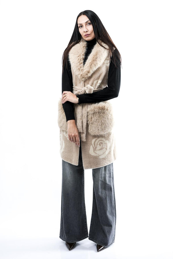 Gilet Donna No Secrets NS209 CARAMELLO ROSECAPPUCCINO NS209 CARAMELLO ROSECAPPUCCINO No Secrets 