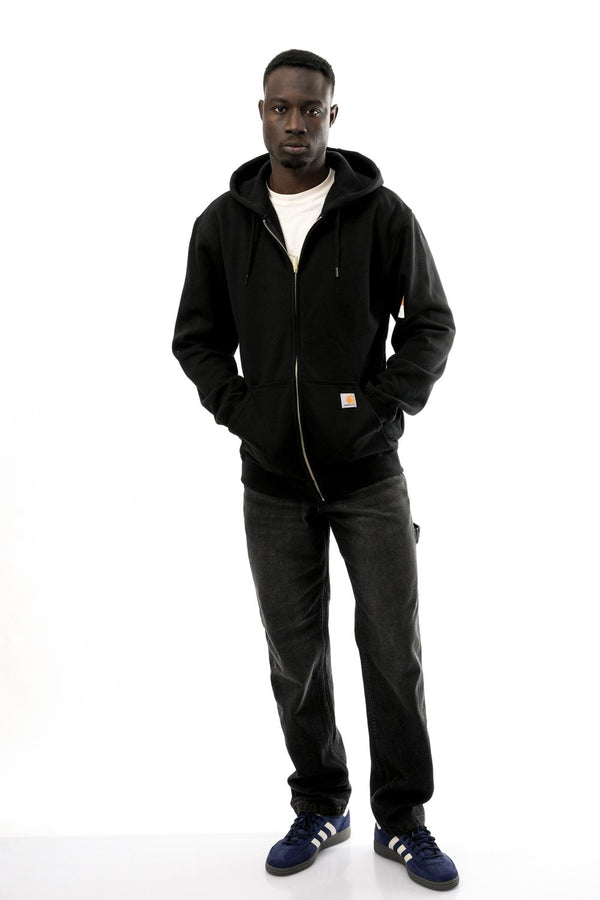 Felpa Unisex ZIP HOODED K122 BLACK Carhartt 