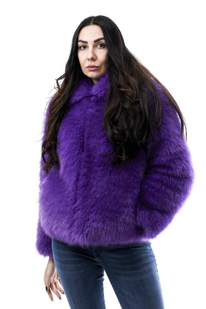 Pelliccia Donna 52152 ECO VIOLA Regina 