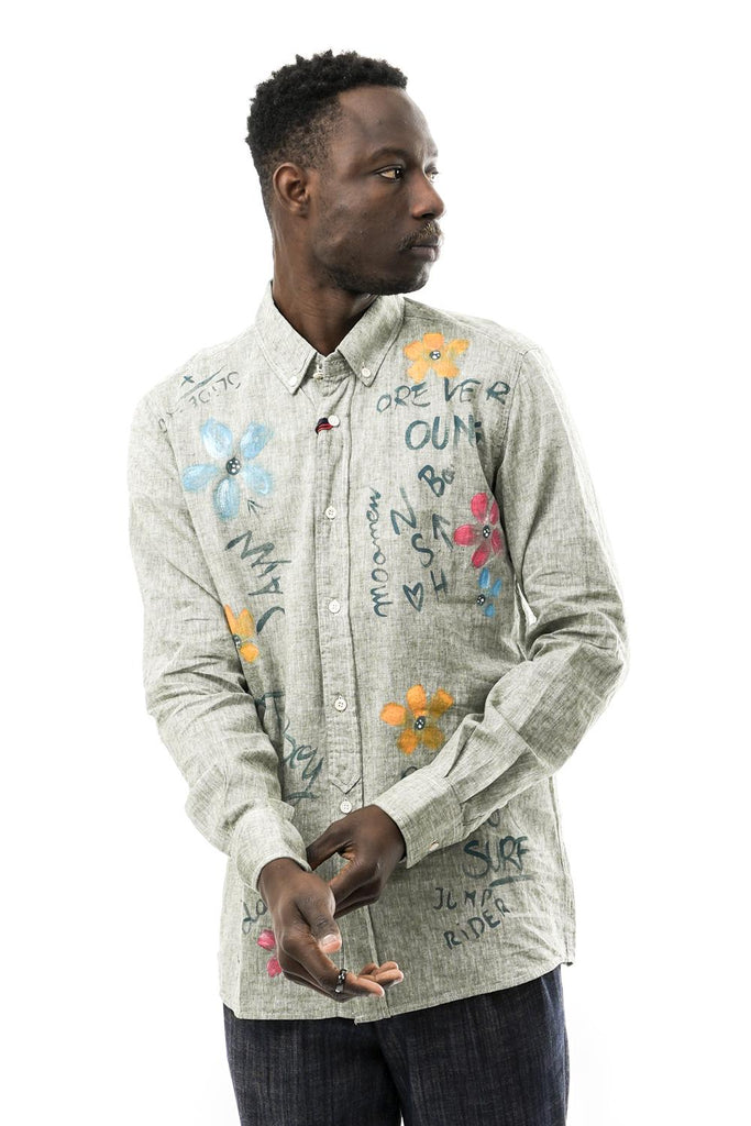 Camicia Uomo Bob BOTT519D DIS0166 VERDE BOTT519D DIS0166 VERDE Bob 