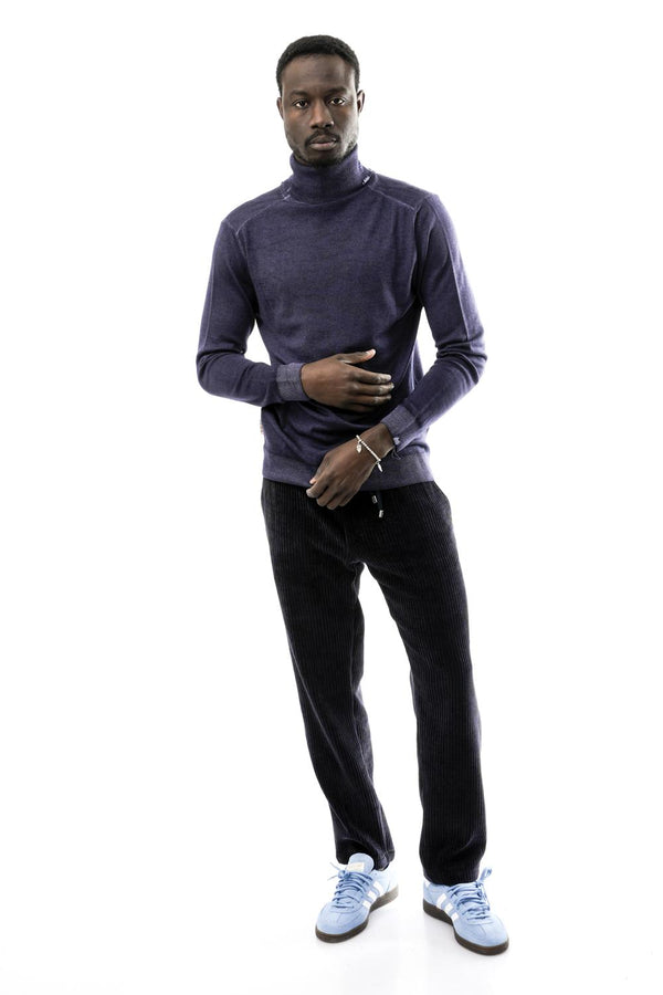 Maglia Uomo SANTIAGO R005 BLU Bob 