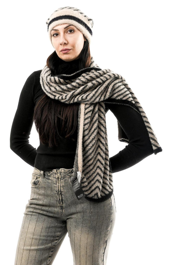 Sciarpa Donna NEELTJE.5002511 OAT BLACK Rino & pelle 