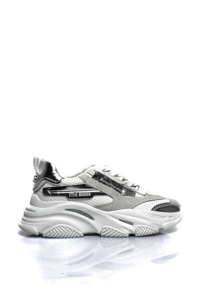 Scarpe Donna POSSES-PERF WHITE/SILVER Steve Madden 