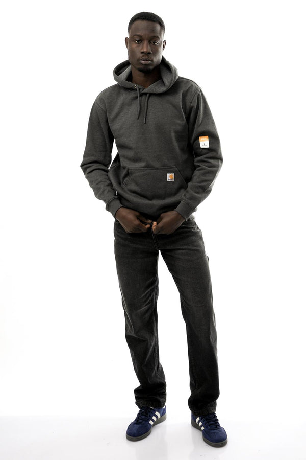 Felpa Unisex HOODED SWEATSHIRT K121 CARBON HEATHER Carhartt 