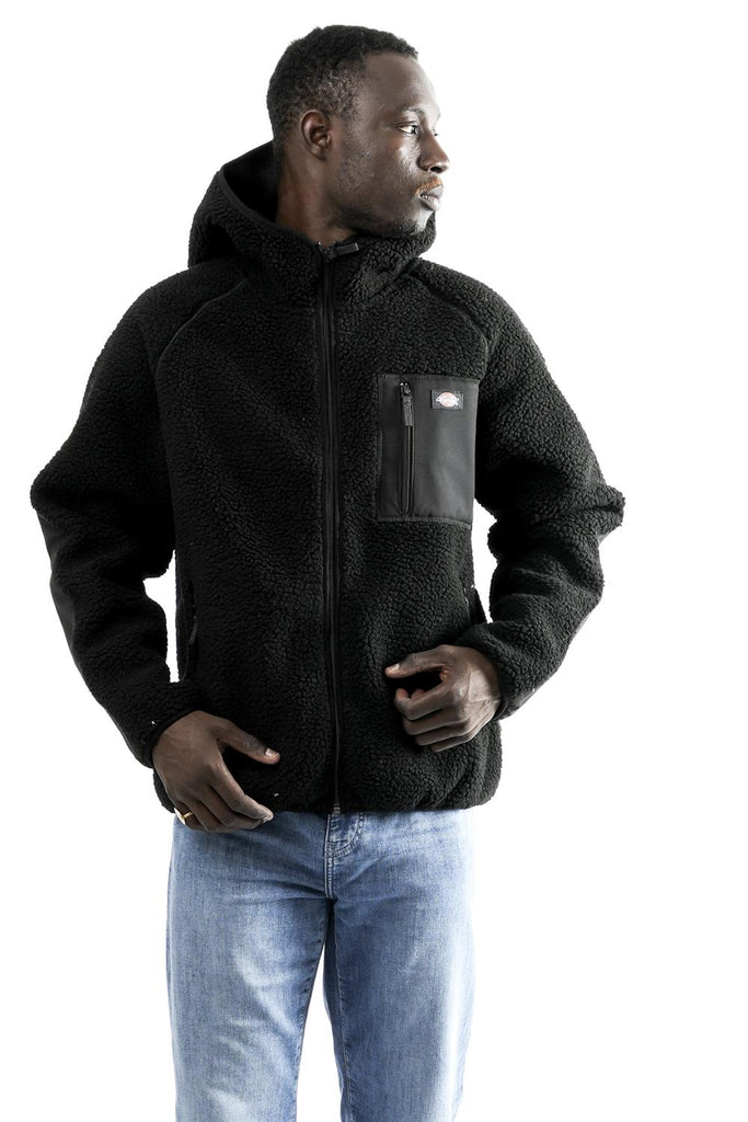 Felpa Uomo CENTRAL HIGH PILE HOODED DK0A87NVBLK1 Dickies 