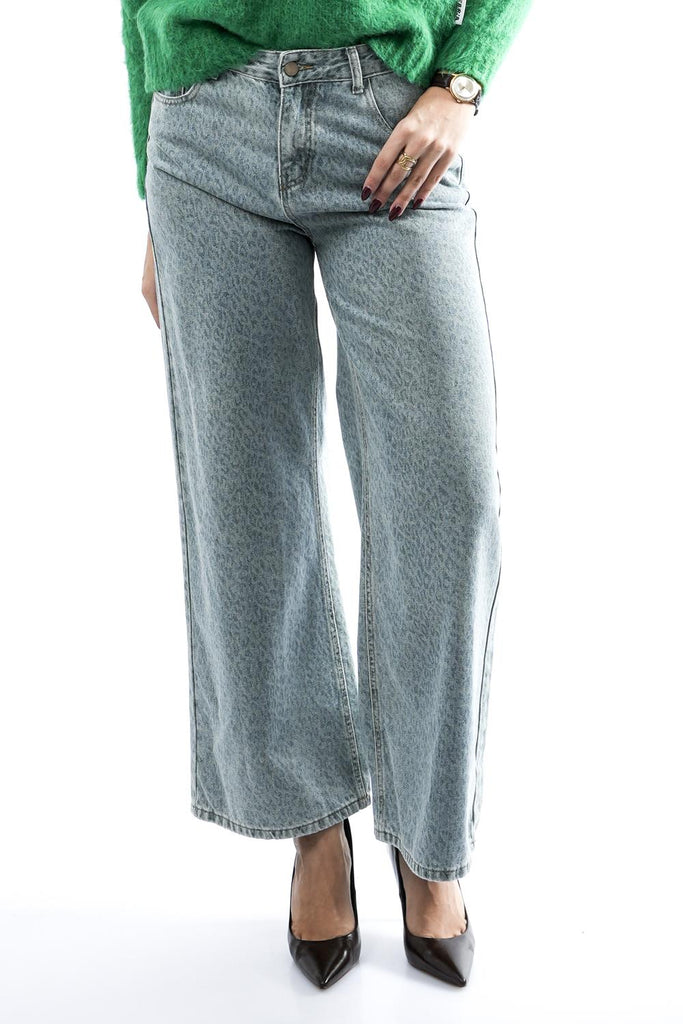 Jeans Donna 409309 DENIM MACULATO Anna Rock Milano 