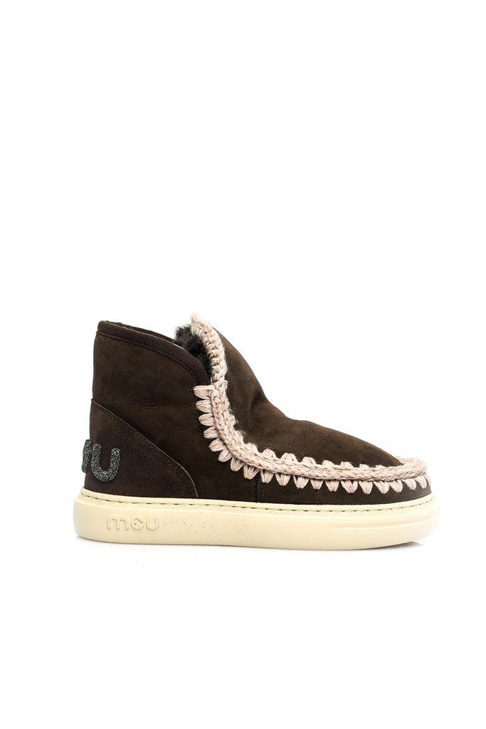 Stivali Donna Mou ESKIMO SNEAK BOLD GLITTER LOGO MOCHA ESKIMO SNEAK BOLD GLITTER LOGO MOCHA Mou 