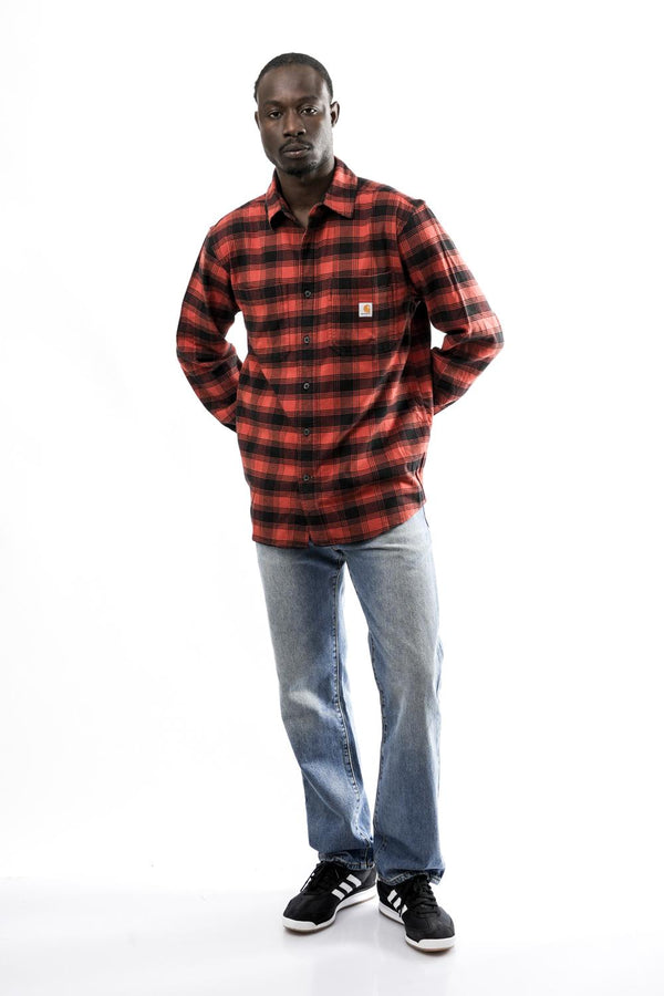Camicia Uomo Carhartt FLANN 105945 RED OCHRE FLANN 105945 RED OCHRE Carhartt 