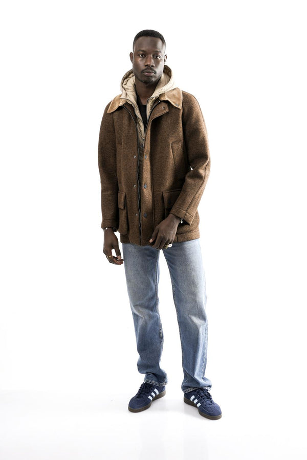Giubbino Uomo Bob MILTON153T153 MARRONE MILTON153T153 MARRONE Bob 