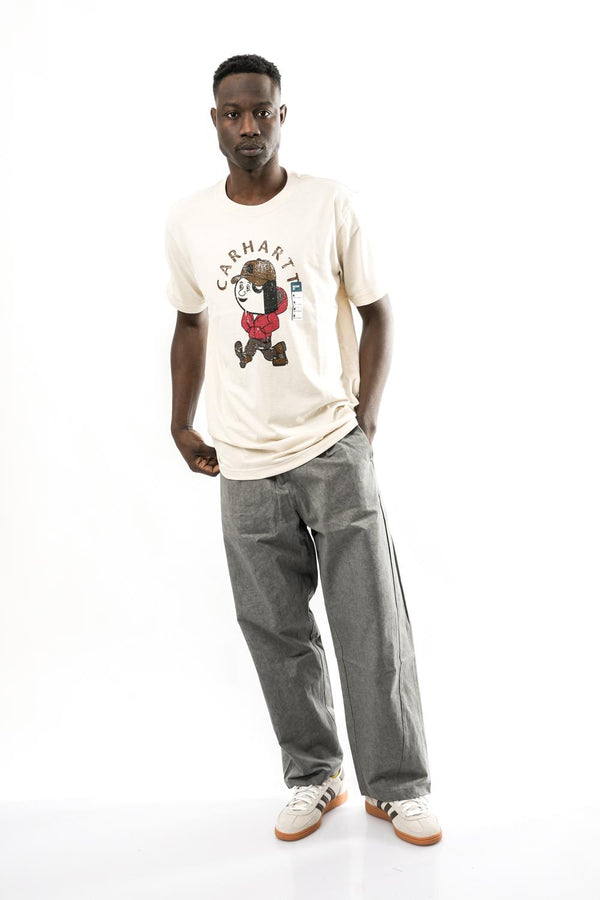 T-shirt Uomo 107051 OAT MILK Carhartt 