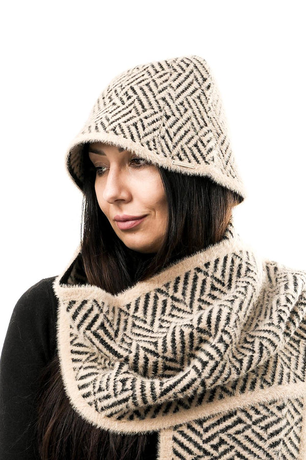 Berretta Donna FARINA.5002511 SAND GRAPHIC Rino & pelle 