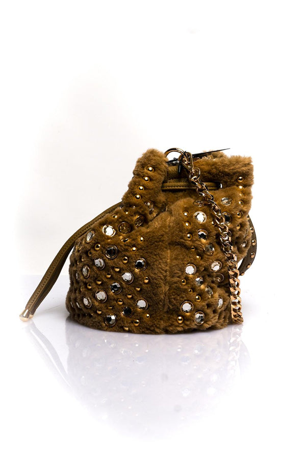 Borsa Donna La Carrie ANDROMEDA FUR BUCKET SYNT. TUMBLED BEIGE ANDROMEDA FUR BUCKET SYNT. TUMBLED BEIGE La Carrie 
