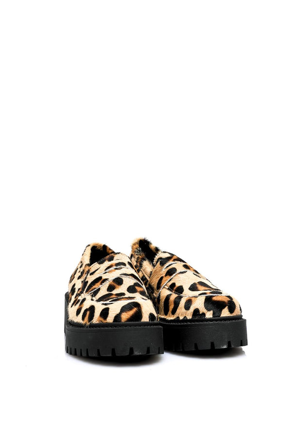 Scarpe Donna 3015 CAVALLINO BEIGE NERO Jiudit 