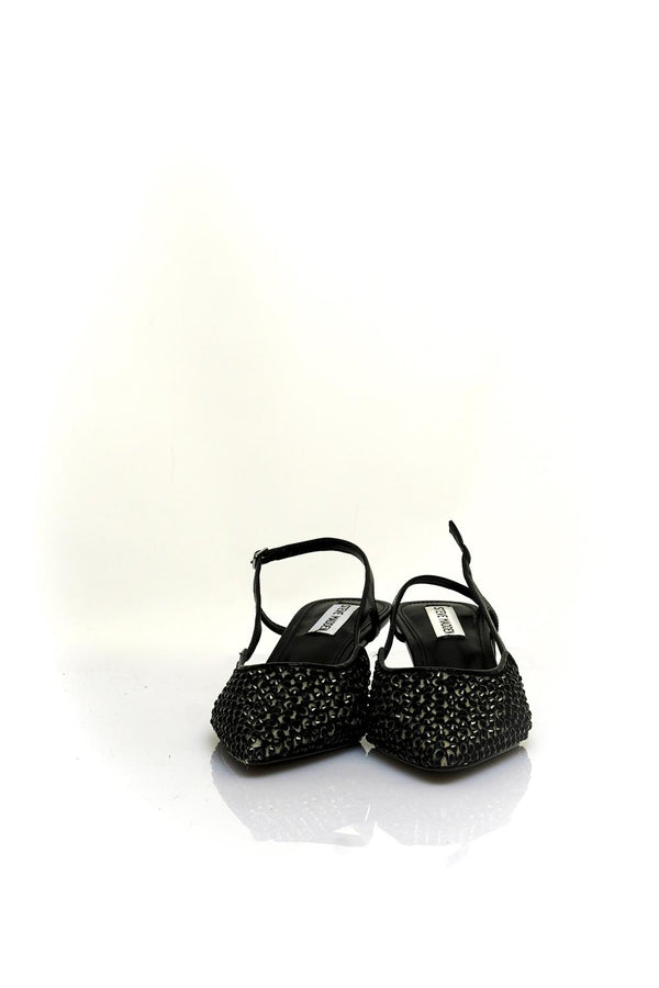 LEGACI-MRBLACK RHINESTONE MESH Steve Madden