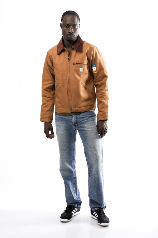 Giubbino Uomo Carhartt DUCK DETROIT 103828 BRN DUCK DETROIT 103828 BRN Carhartt 