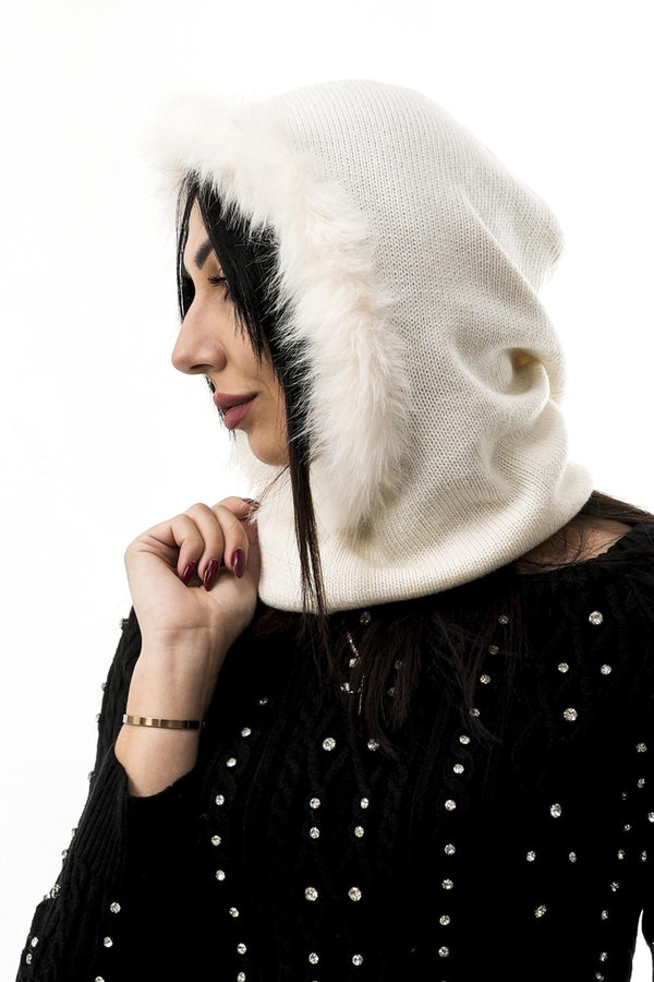 Passamontagna Donna 50622 ECO BIANCO Regina 