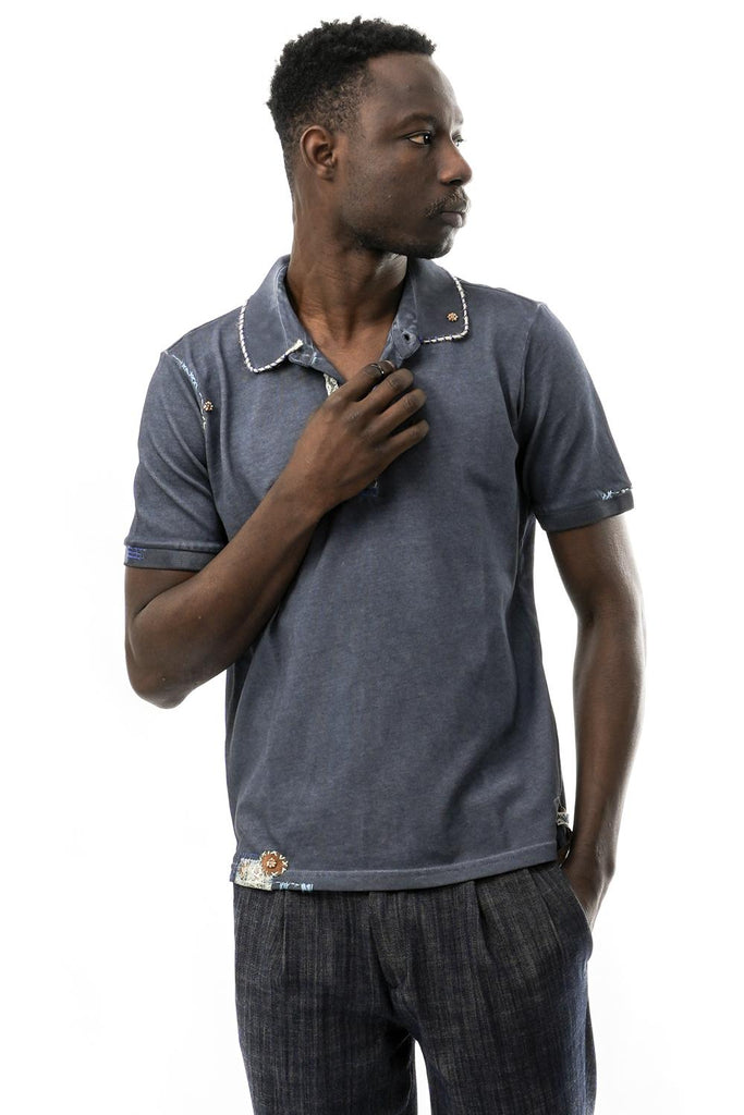 Polo Uomo Bob RICKY R00582 BLU RICKY R00582 BLU Bob 