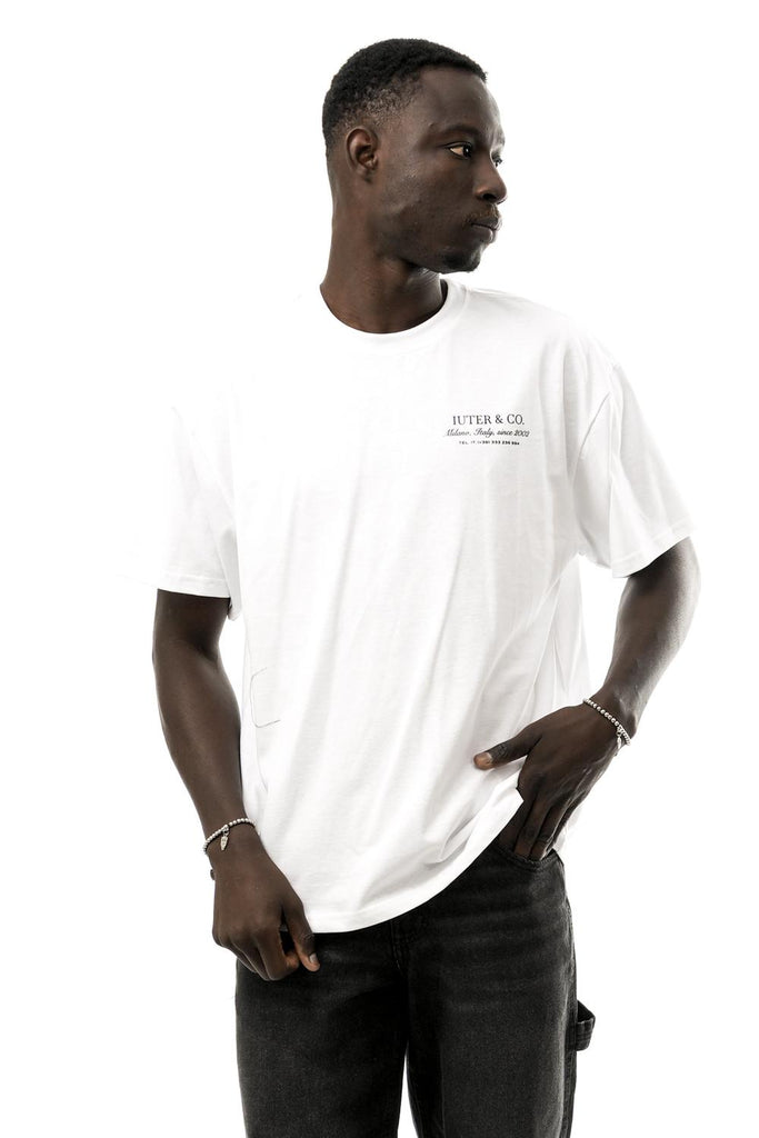 T-shirt Uomo 25WITS11 WHITE Iuter 