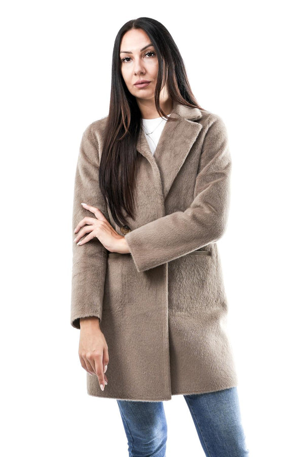 Cappotto Donna IVON.7002512 TOFFEE Rino & pelle 