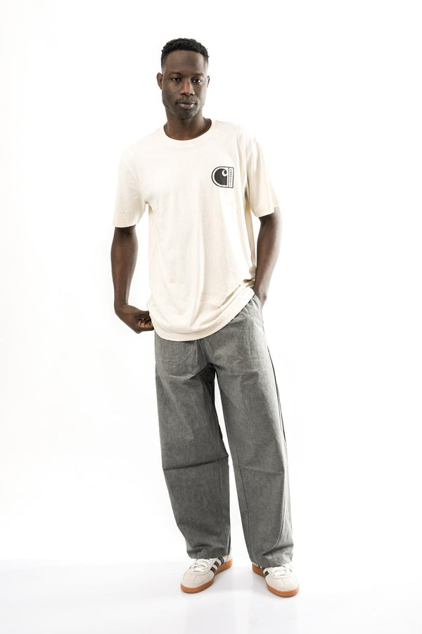 T-shirt Uomo Carhartt 107048 OAT MILK 107048 OAT MILK Carhartt 