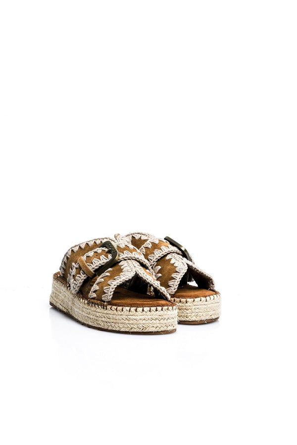 Scarpe Donna Mou JUTE SANDAL MU.SW641003A COG JUTE SANDAL MU.SW641003A COG Mou 
